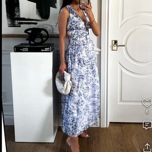 Abercrombie & Fitch Blue Toile Dress size S